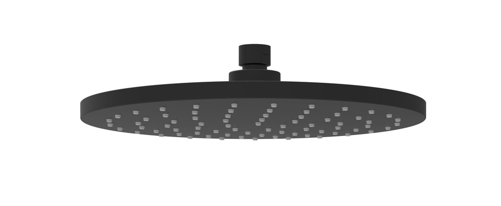 [44435] Otus Round Overhead Shower 250mm Matt Black
