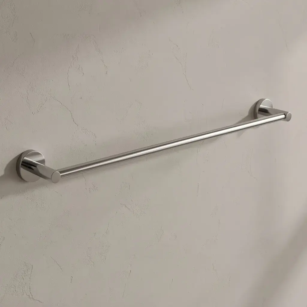 [43653] Otus Round Single Towel Rail 600mm(Chrome)