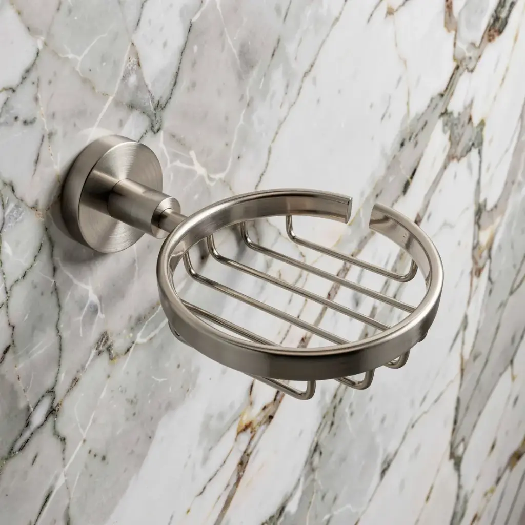 Otus Round Soap Dish(Brushed Nickel)