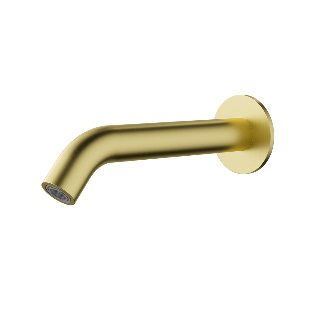 [44857] Otus Slimline Bath Spout 220mm Brushed Gold