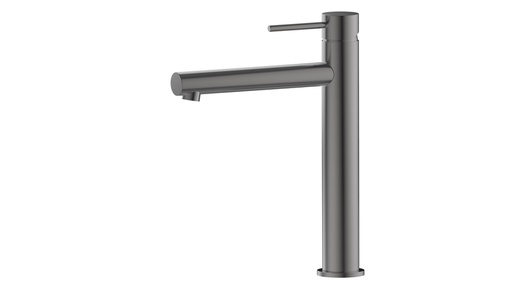 [44341] Otus Slimline SS Highrise Basin Mixer in Gun Metal