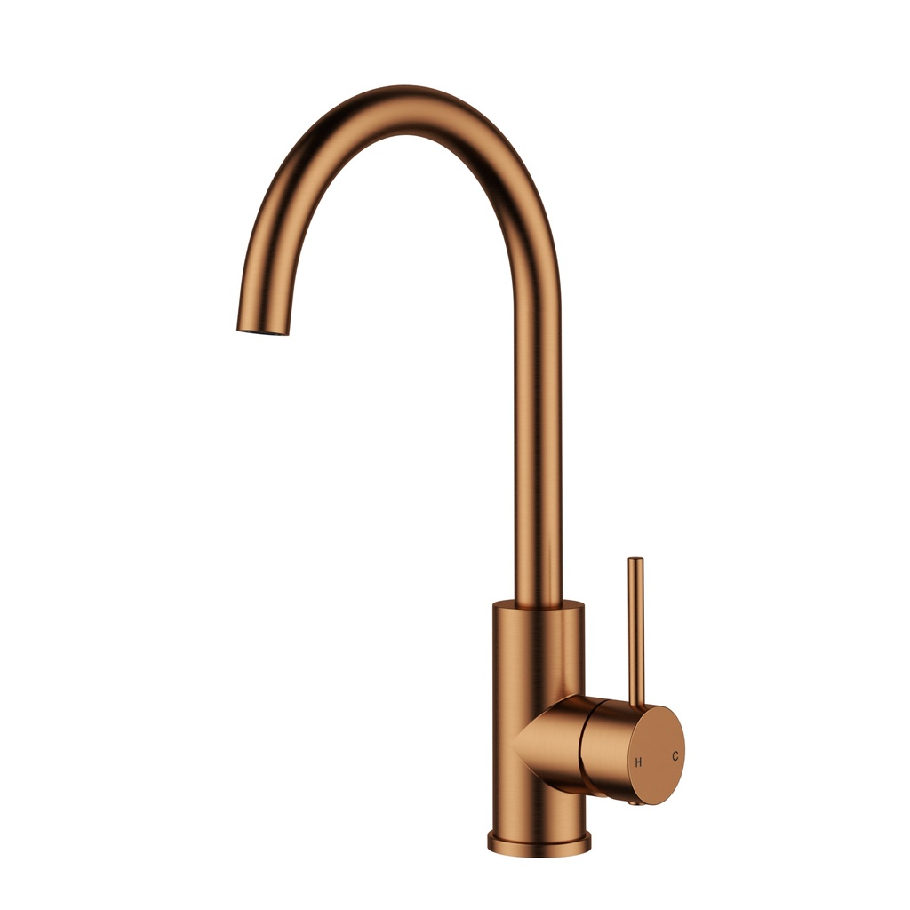 [44906] Otus Slimline SS Sink Mixer Brushed Brushed Copper