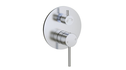[44352] Otus Slimline SS Wall Diverter Mixer Trim Kits in Chrome