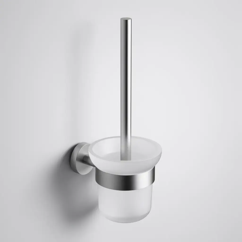 [44517] Otus Slimline Toilet Brush Holder Brushed Stainless Steel