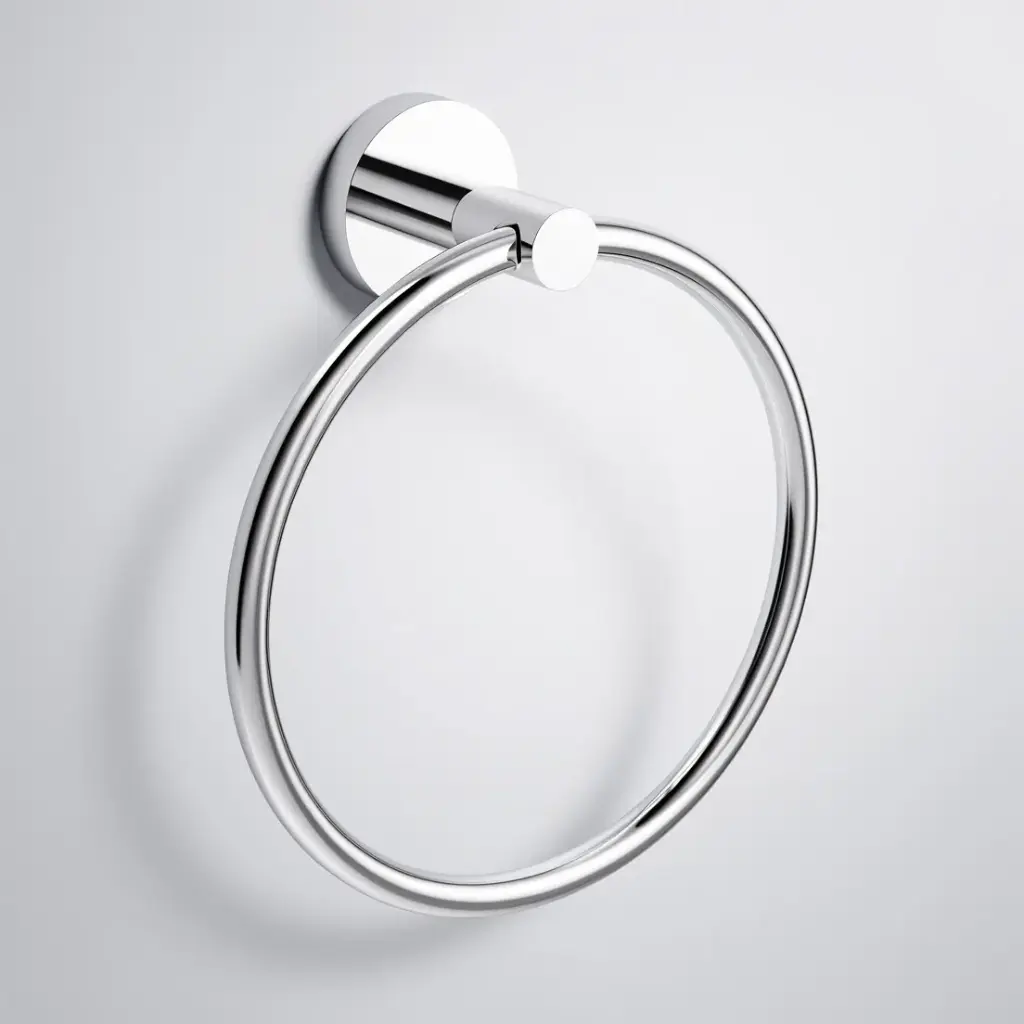 [44533] Otus Slimline Towel Ring Chrome