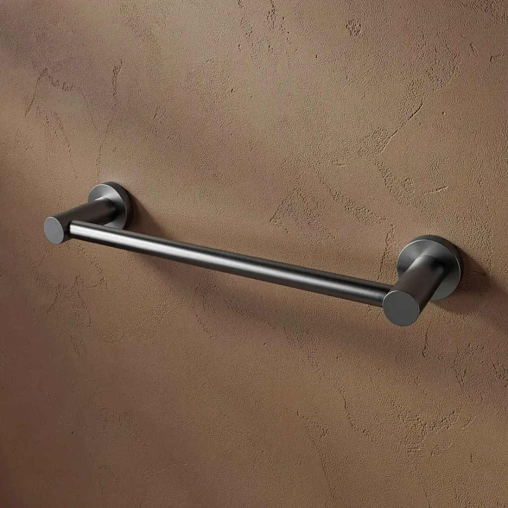 [40866] Pentro Gun Metal Grey 300mm Towel Rail