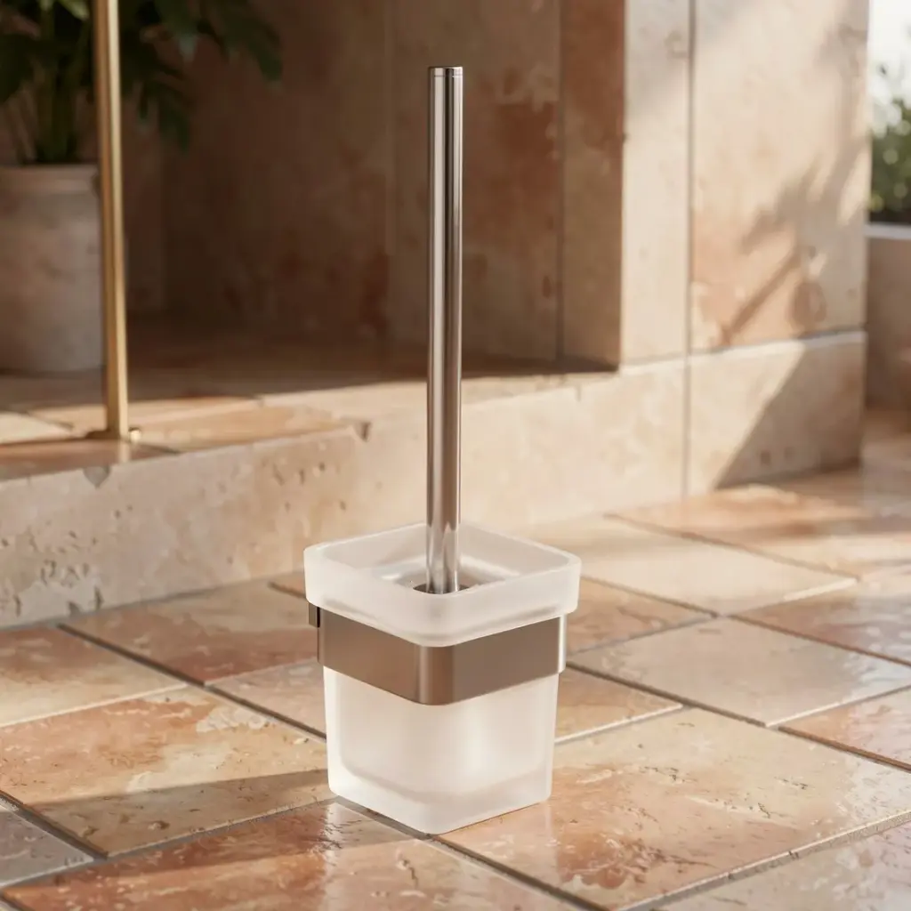 [43413] Rosa Toilet Brush Holder SS304 Stainless Steel (Chrome)