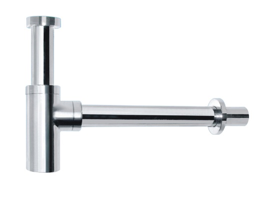 [41095] Round Chrome Bottle Trap 32mm