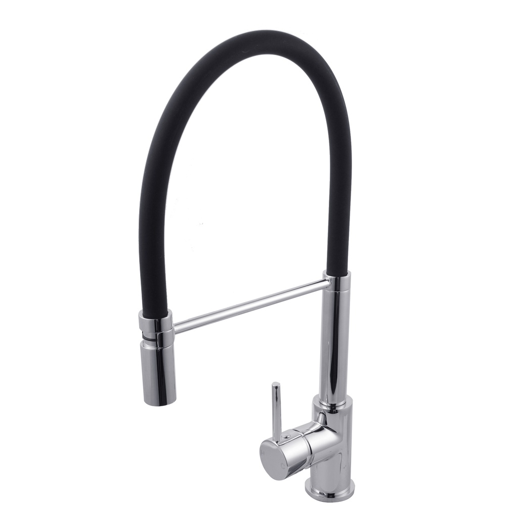 [40420] Round Chrome Kitchen Sink Mixer Tap