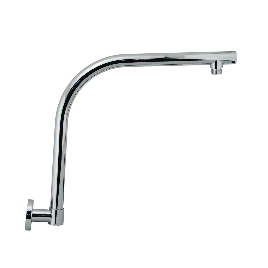 [40378] Round Chrome Swivel Wall Mounted Shower Arm