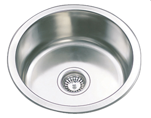 [43112] Round Kitchen Sink Undermount 430x180mm (304 Stainless Steel)