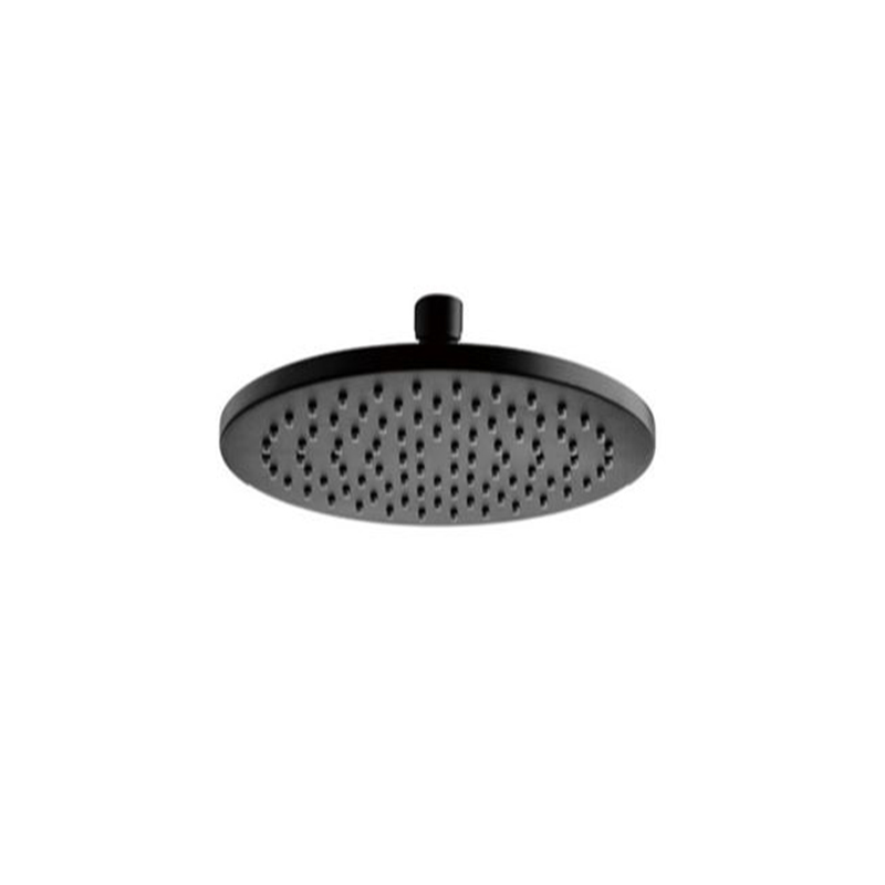 [55083] Round Rain Shower Head 200mm Matte Black