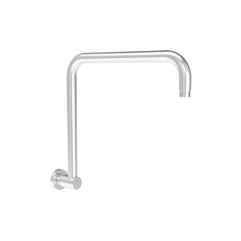 [44404] Round Rectangle Curved Shower Arm Chrome