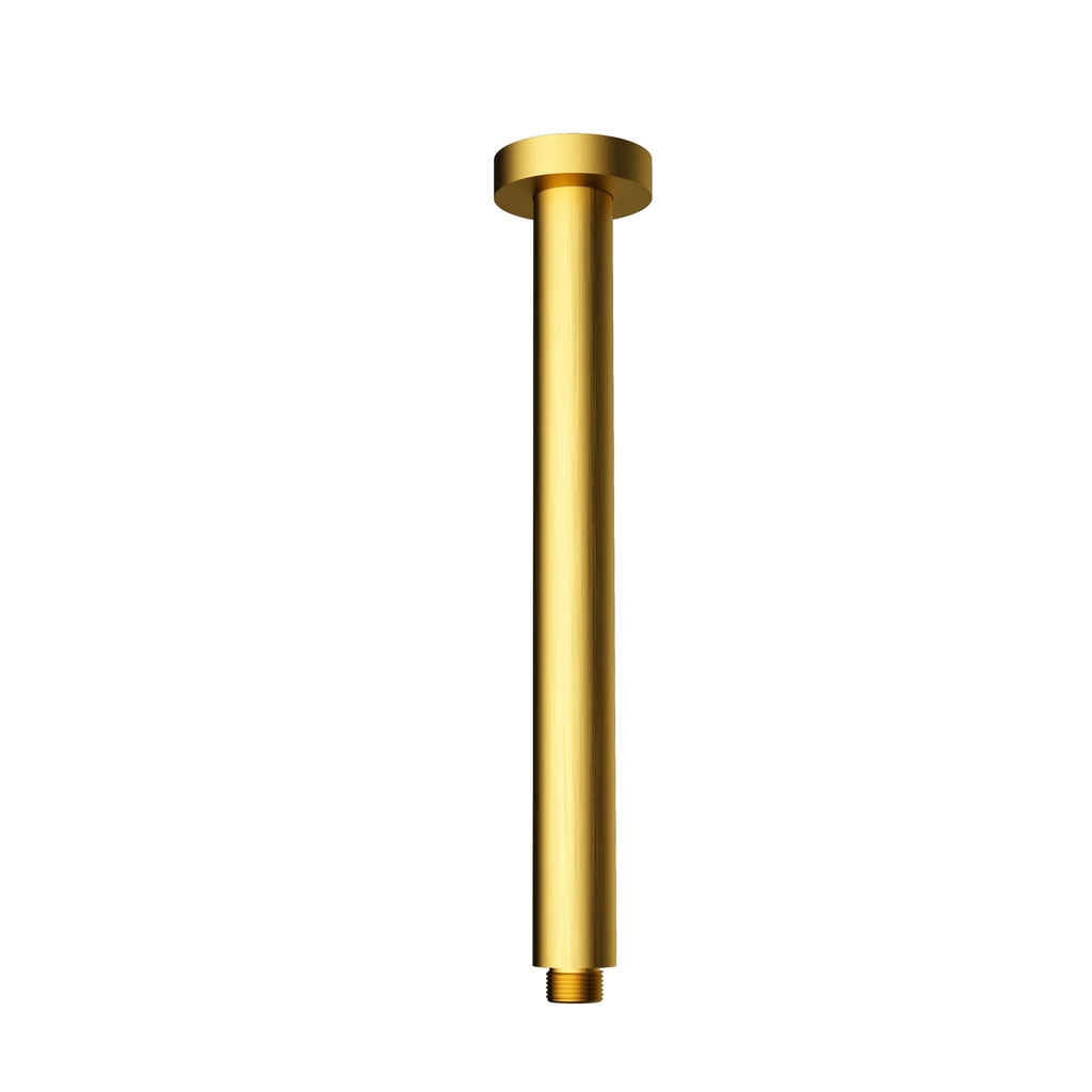 [44022] Round Vertical Shower Arm(Brushed Gold)