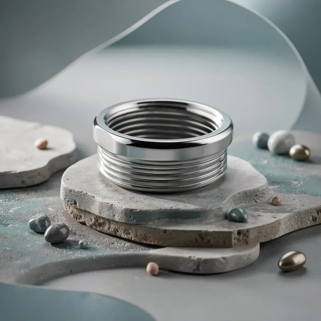 [55552] Rund Brass Bottle Trap Coupling Chrome