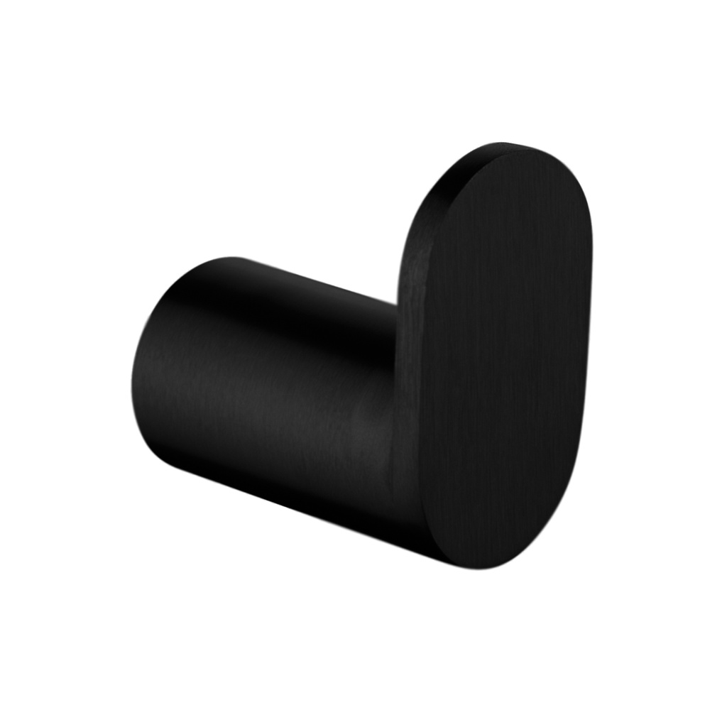 [40051] Rushy Black Round Robe Hook
