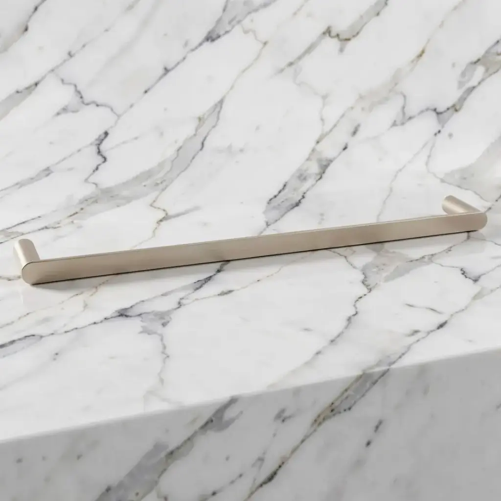 [40029] Rushy Brushed Nickel Single Towel Rail 600mm