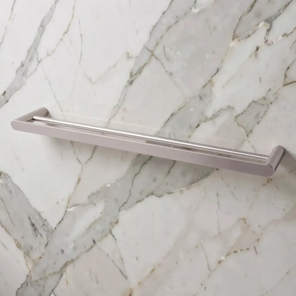 [40037] Rushy Brushed Nickel Single Towel Rail 600mm