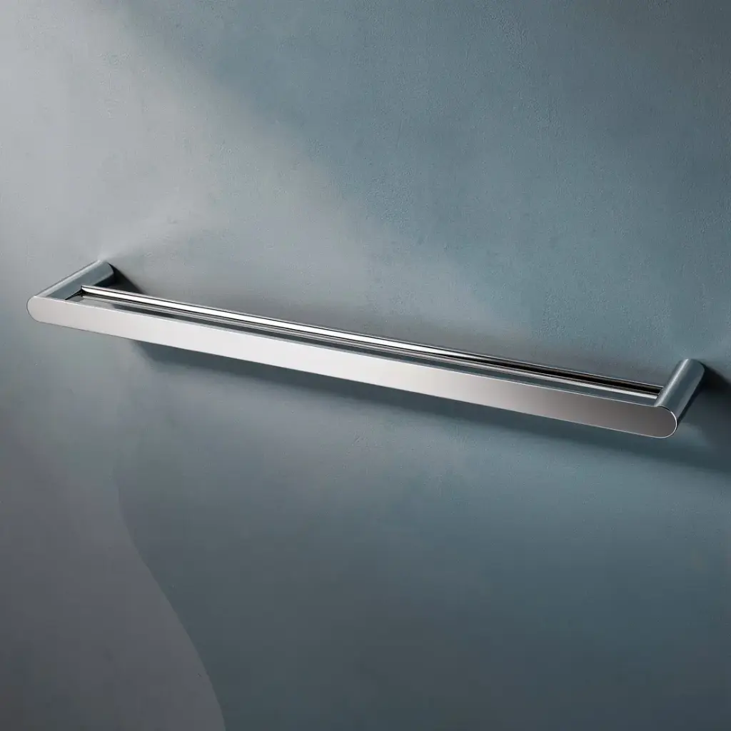 [40034] Rushy Chrome Double Towel Rail 600mm