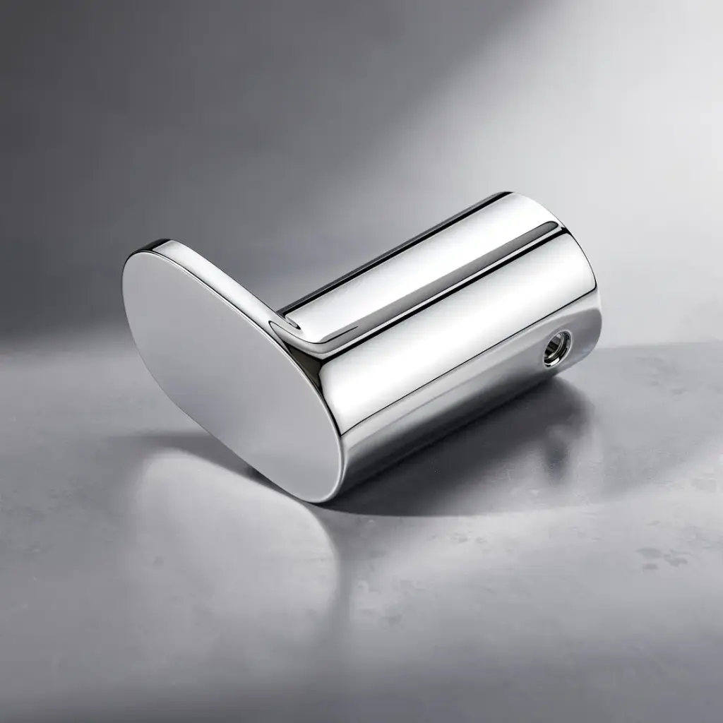 [40050] Rushy Chrome Round Robe Hook