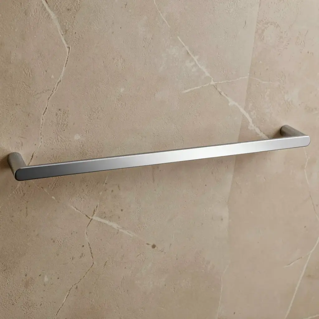 [40030] Rushy Chrome Single Towel Rail 800mm
