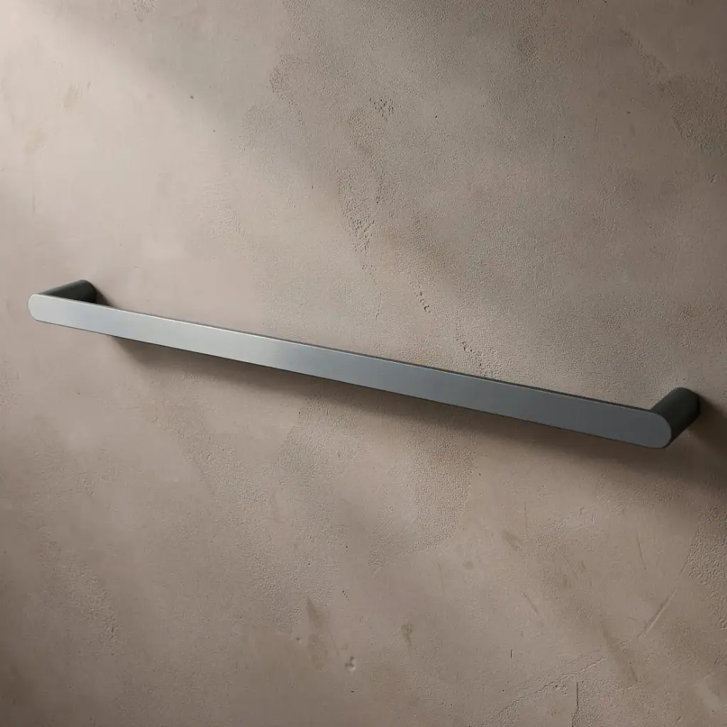 [40032] Rushy Gun Metal Grey Single Towel Rail 800mm