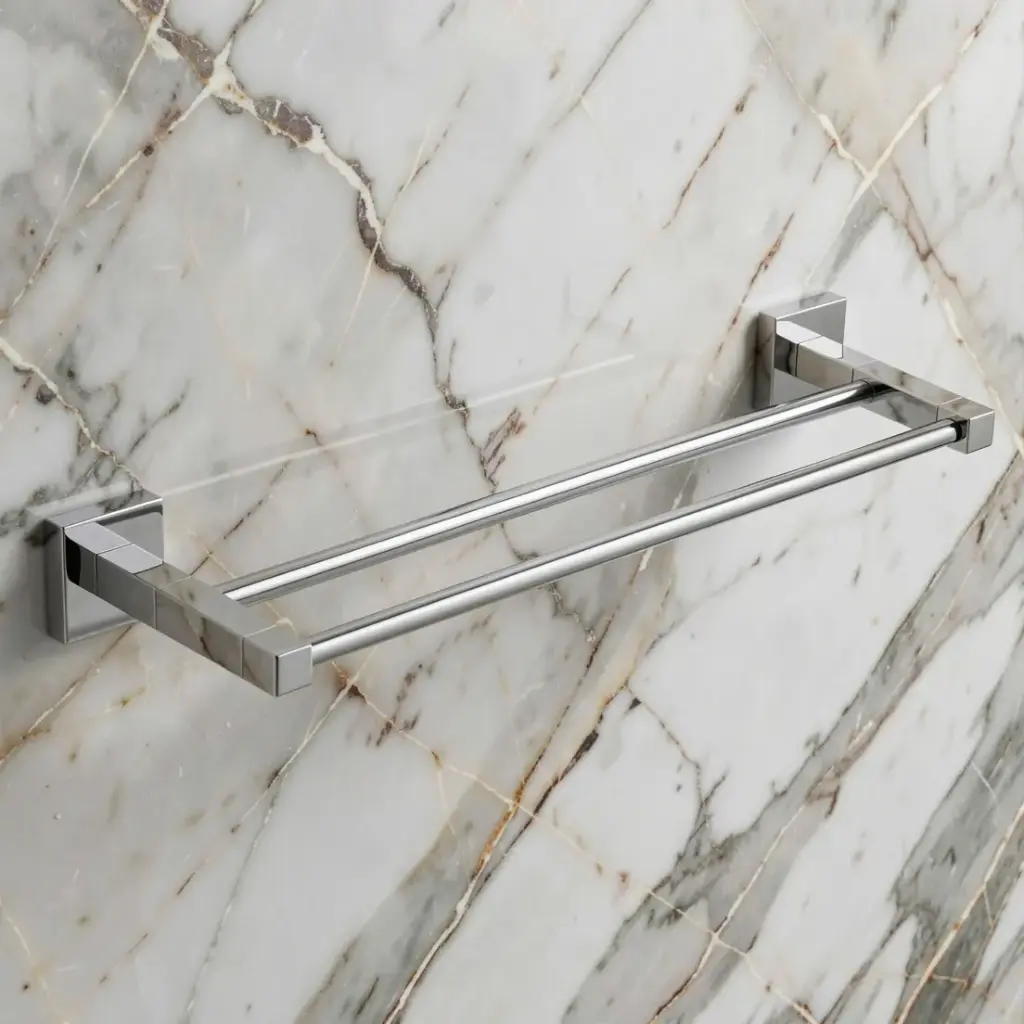 [43685] Sara Double Towel Rail 600 mm(Chrome)