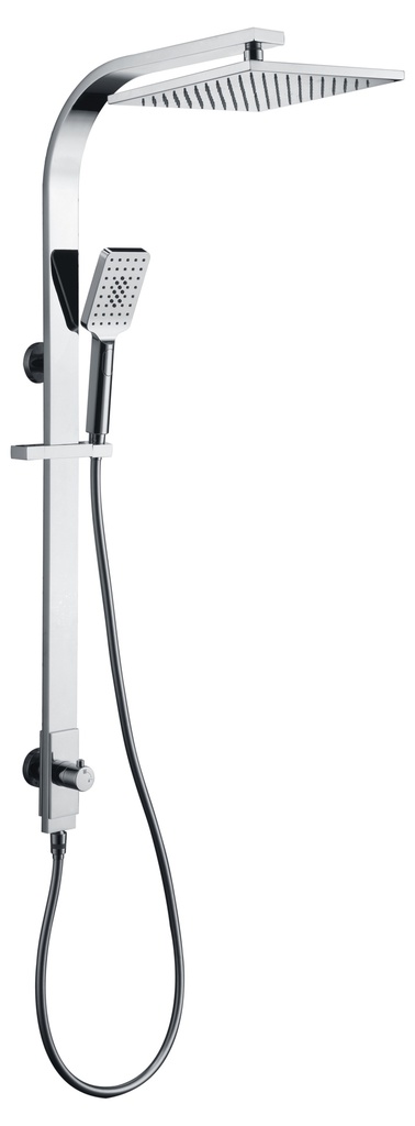 [43392] Seto Twin Shower Set Multifunction Square 250mm(Chrome)