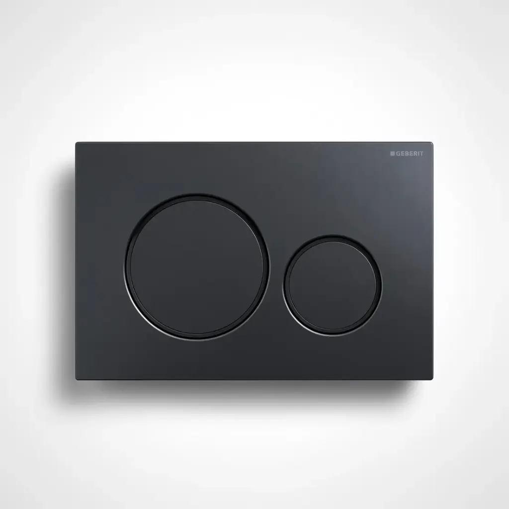 [50206] Sigma20 Matt Black Plate With Black Trim