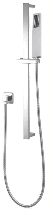[40271] Square B Hand Shower Rail without Handheld Shower