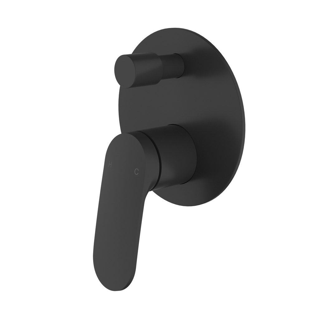 [44793] Sulu II Wall Diverter Mixer Trim Kits Matt Black