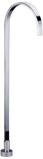 [43895] Yale Rectangle Floor-Mounted Bath Spout(Chrome)