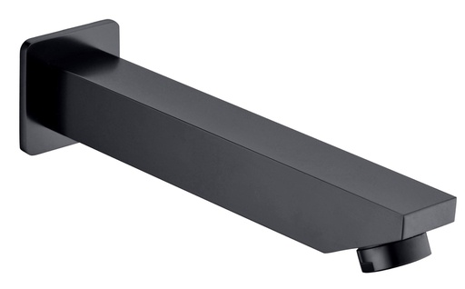 [43874] Yale Square Bath Spout 160mm(Matt Black)