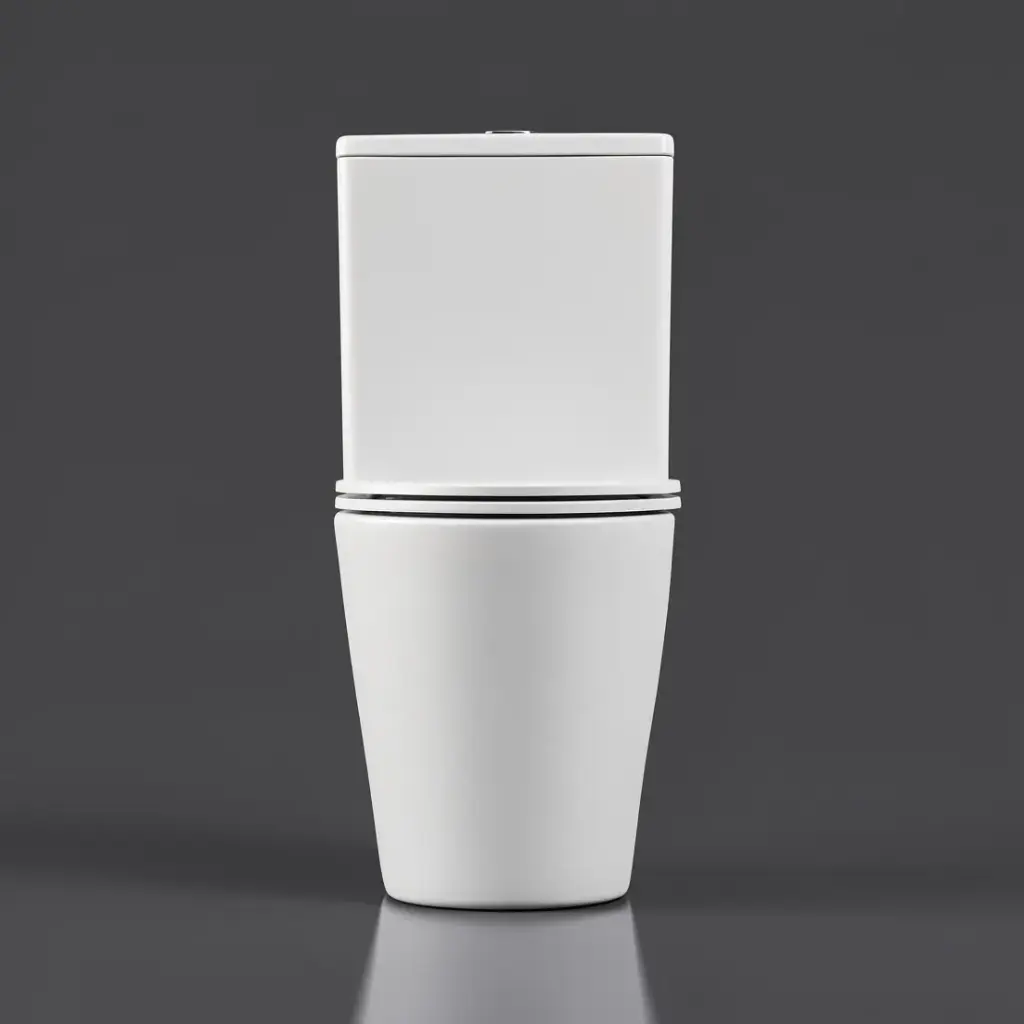 [50791] RIVO Gloss White Back To Wall Toilet Suite