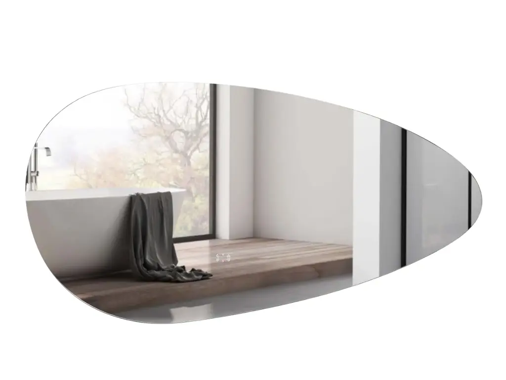 [86141/IR1200BM] 1200x750mm Pebble Shape Backlit Led Mirror