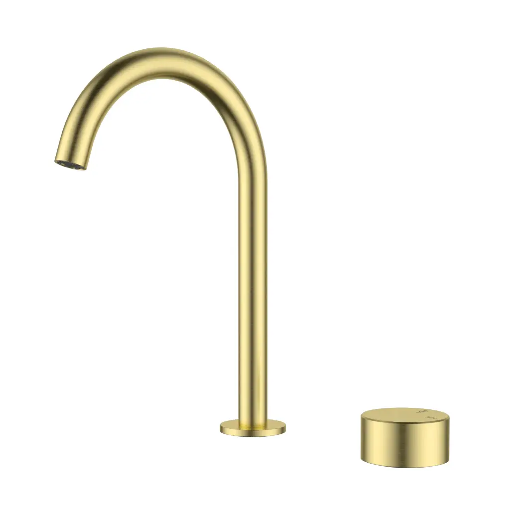 [44993] Hali Hob Basin Mixer Brushed Gold