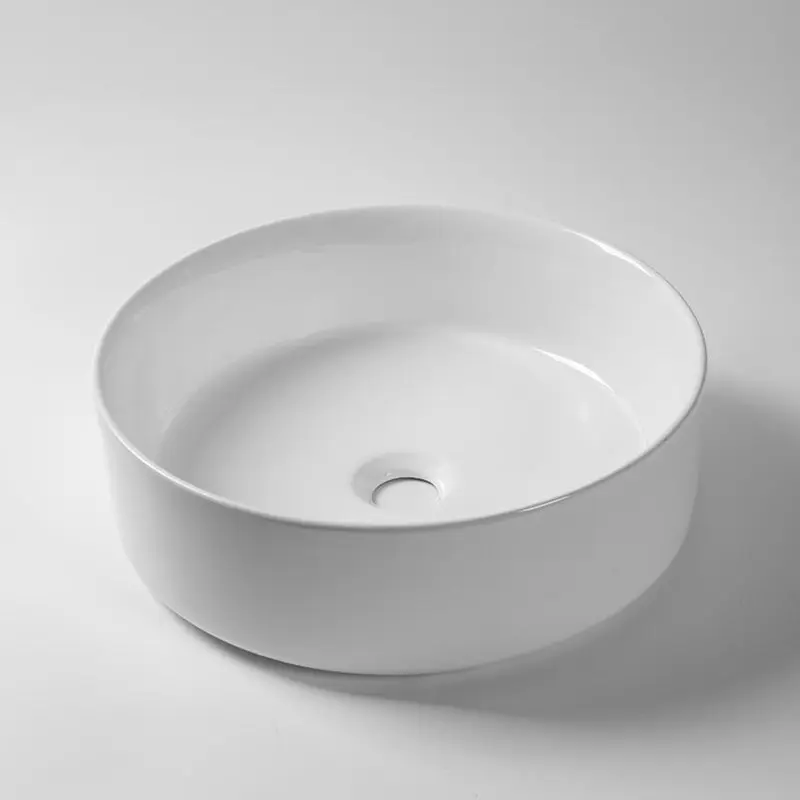[41662] 405*405*130mm Matte White Above Counter Basin(32mm Nonoverflow)