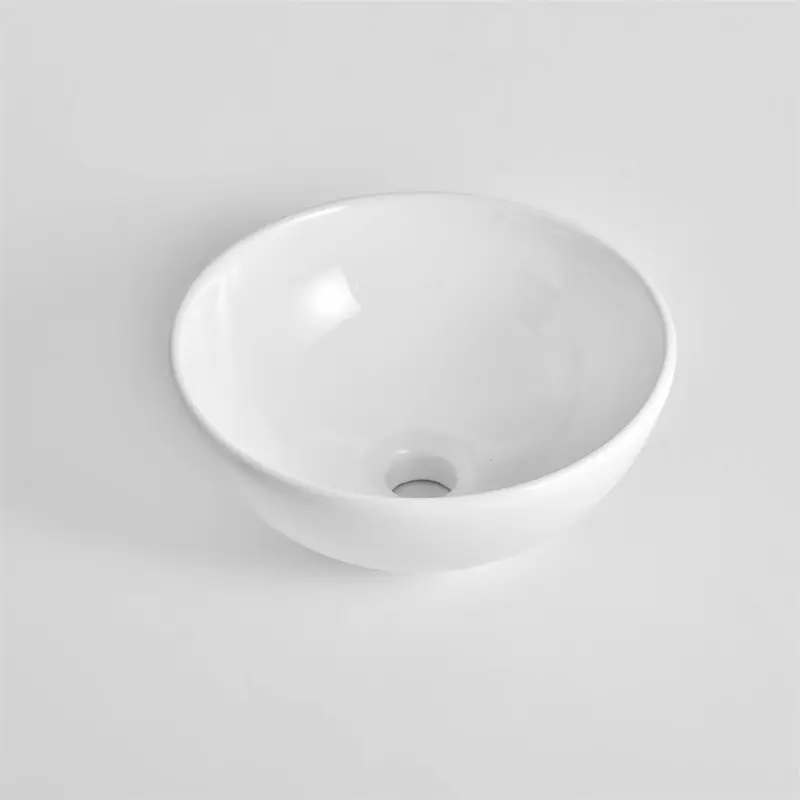 [41681] 330*330*130mm Matte White Above Counter Basin(32mm Nonoverflow)