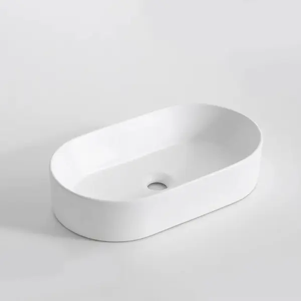 [41689] 520*300*120mm Matte White Above Counter Basin(32mm Nonoverflow)