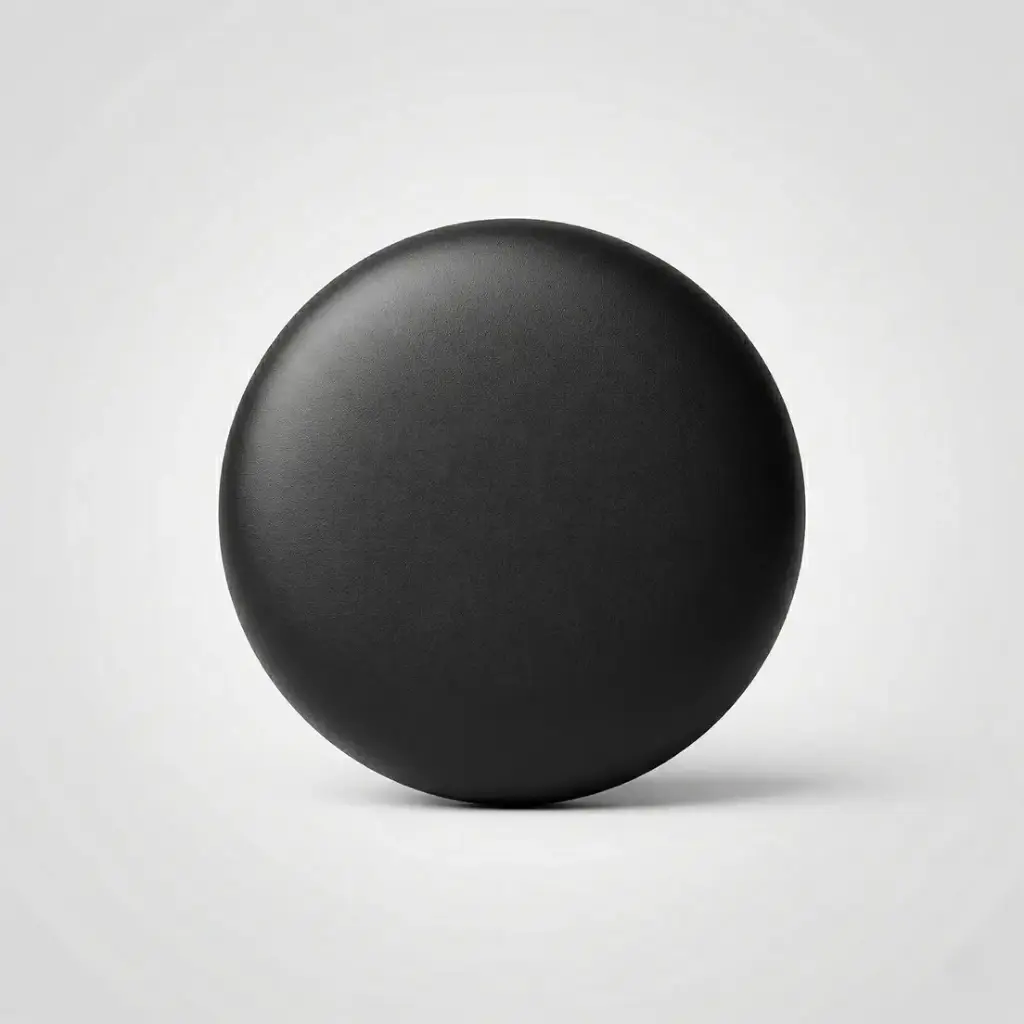 [41739] Matte Black Ceramic Cap For Pop-up Waste