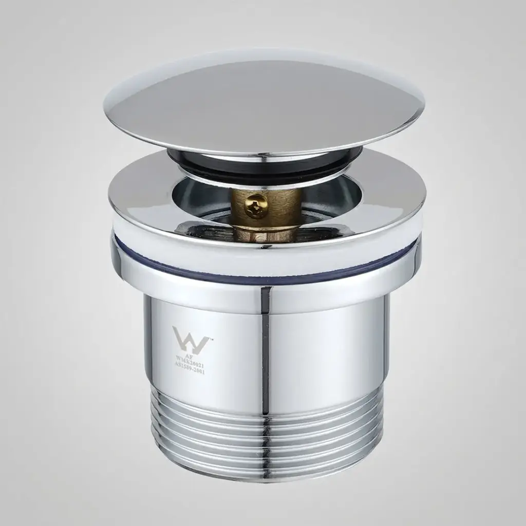 [42099] Chrome Brass Universal Basin/Bathtub Pop Up Waste