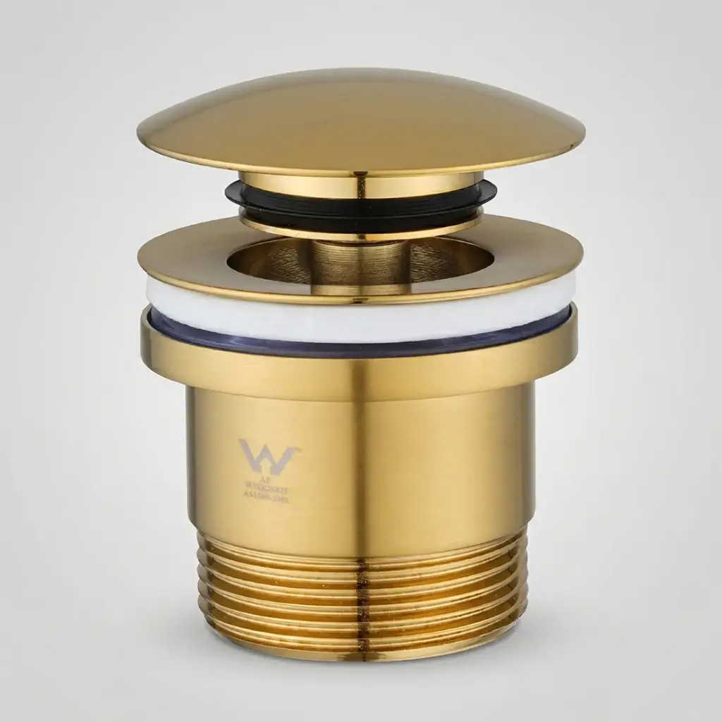 [42101] Brushed Brass Universal Basin/Bathtub Pop Up Waste